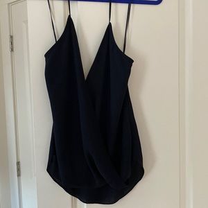 Black halter top